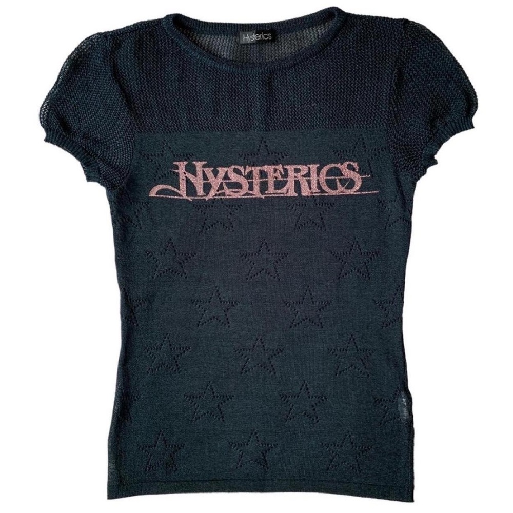 vintage 90s hysteric glamour knit t-shirt